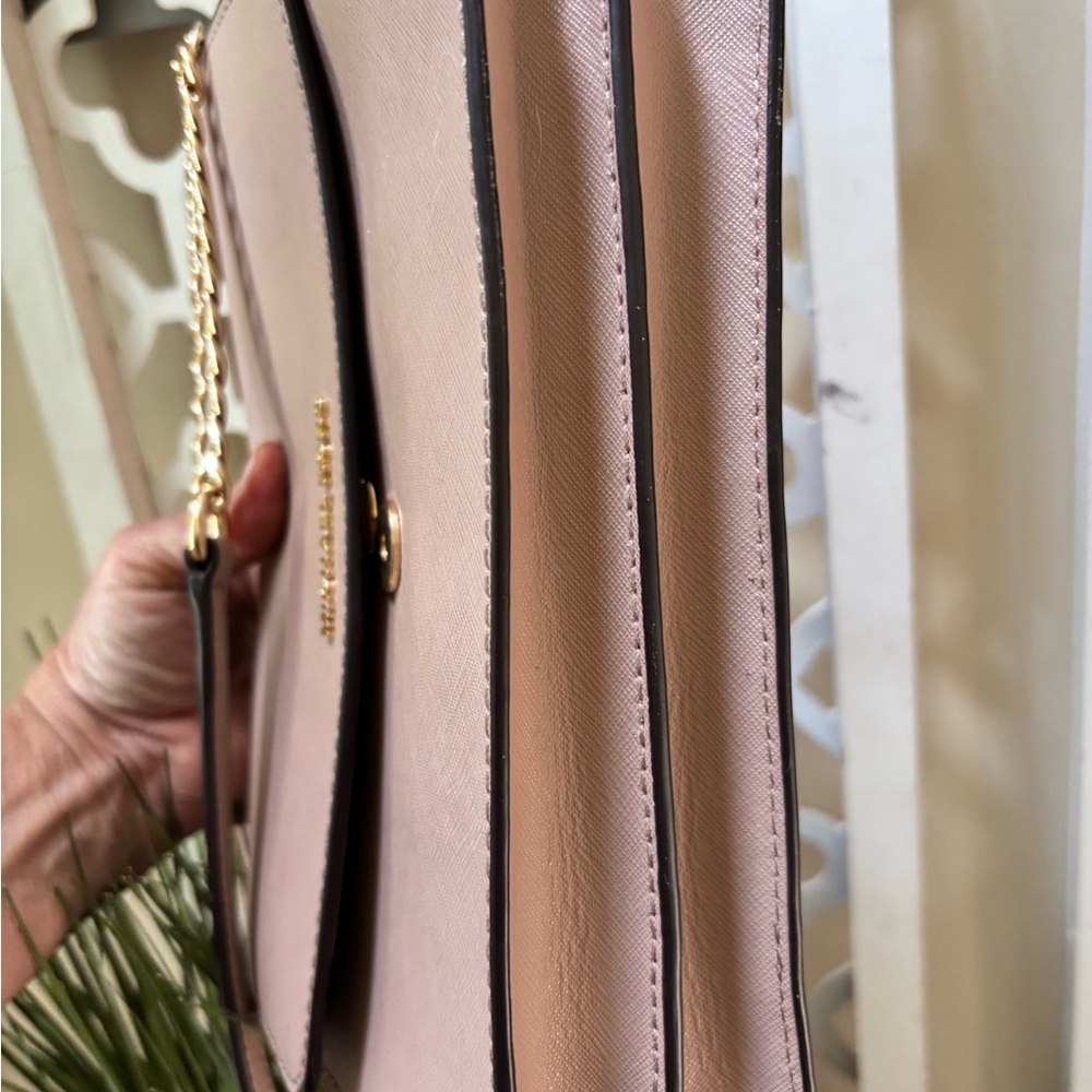 Michael Kors Daniela Pink Saffiano Leather Crossbody Bag - Picture 11 of 11